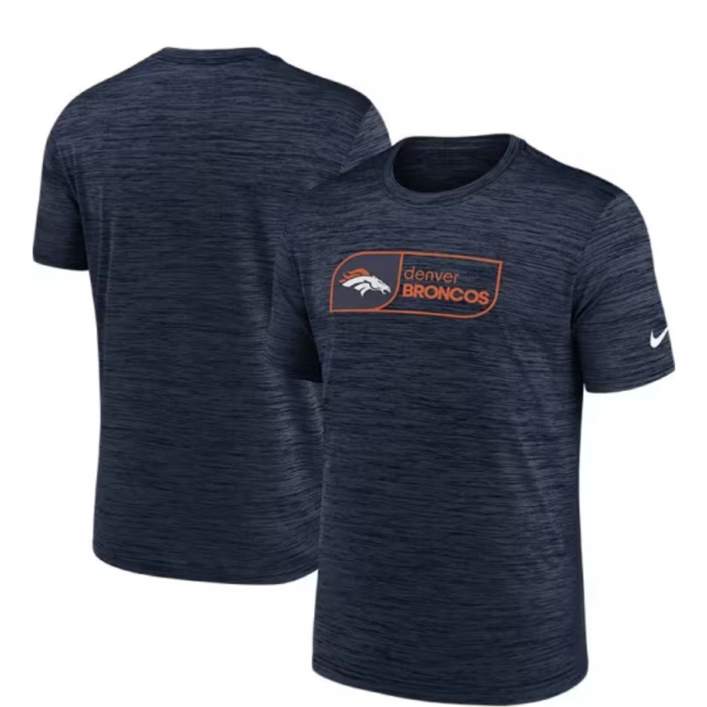 Nike Men's Blue Velocity Denver Broncos T-Shirt XXL